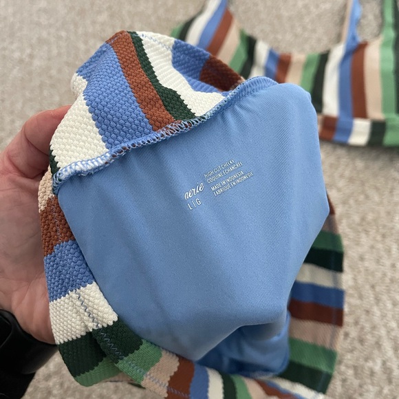 Aerie Multicolor Striped Bikini large - Picture 3 of 4